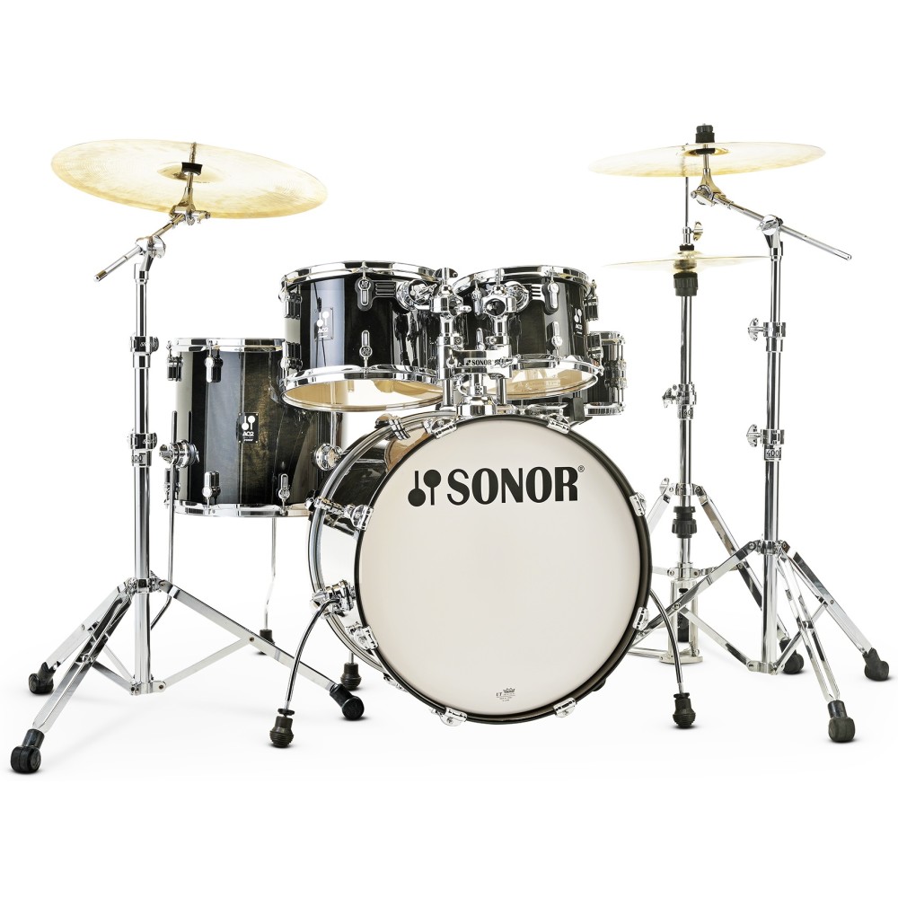 Ударна установка SONOR AQ2 Transparent Stain Black Studio Shell Set